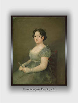 The Art House - Woman Francisco Framed Wall Art
