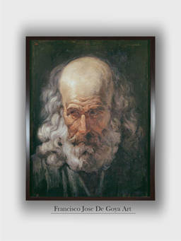 The Art House - Philosopher Francisco Framed Wall Art