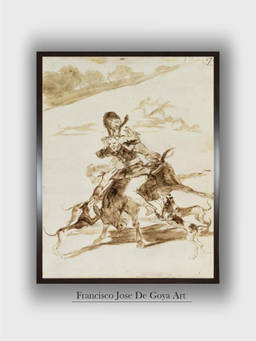 The Art House - Attacking Francisco Framed Wall Art