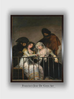 The Art House - Majas Balcony Framed Wall Art
