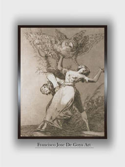 The Art House - Plate Caprichos Framed Wall Art