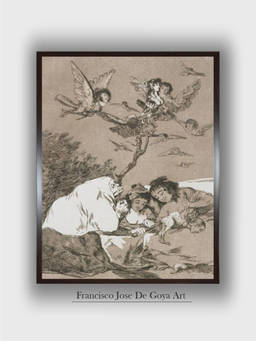 The Art House - Plate Caprichos Framed Wall Art