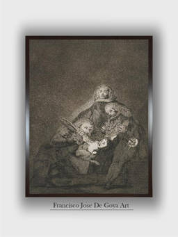The Art House - Plate Caprichos Framed Wall Art
