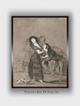 The Art House - Plate Caprichos Framed Wall Art