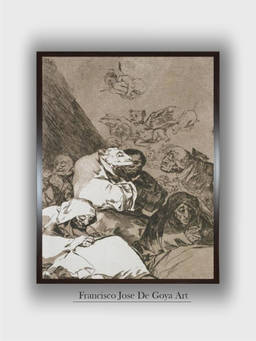 The Art House - Plate Caprichos Framed Wall Art