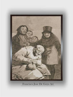 The Art House - Plate Caprichos Framed Wall Art