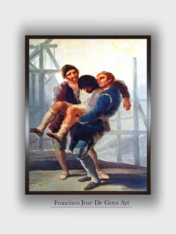 The Art House - Injured Mason Framed Wall Art