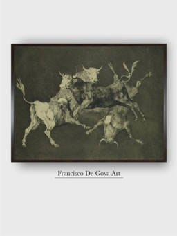 The Art House - Folly Bulls Framed Wall Art