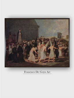 The Art House - Procession Flagellants Framed Wall Art