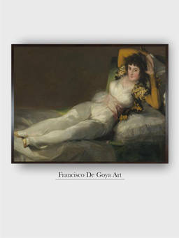 The Art House - Clothed Francisco Framed Wall Art