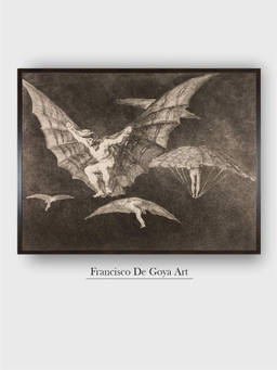The Art House - Flying Francisco Framed Wall Art