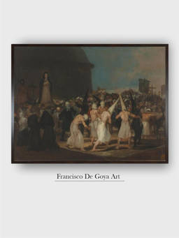 The Art House - Procession Flagellants Framed Wall Art