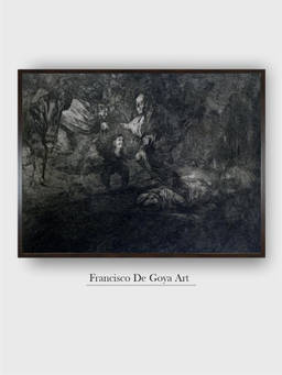 The Art House - Funereal Riddle Framed Wall Art