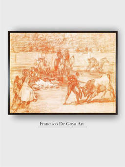 The Art House - Tauromachie Torero Framed Wall Art
