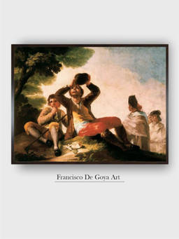 The Art House - Buveur Francisco Framed Wall Art