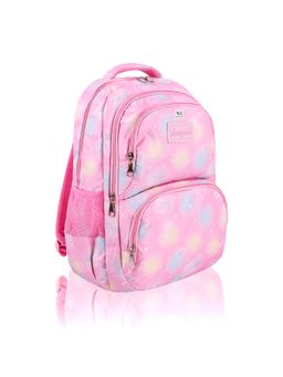 NFI Essentials - Trendy Korean Pink Printed School Backpack for Girls