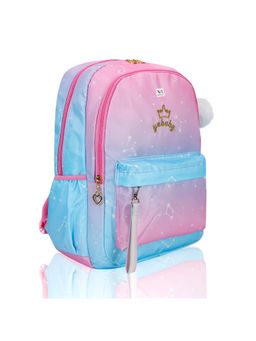 NFI Essentials - Trendy Korean Pink Printed School Backpack for Girls college Bag