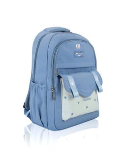 NFI Essentials - Trendy Korean Blue Printed Backpack for Girls
