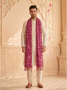 Zamour - Multi-Colour Chinon Bandhani Print Dupatta