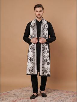 Zamour - White Pure Cotton Dupatta