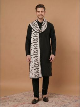 Zamour - White Pure Cotton Dupatta