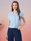 Blue color option, Sold out, Currently selected