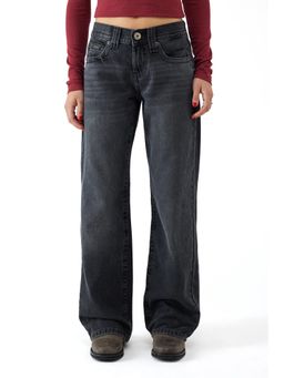 BDG by Urban Outfitters - Kayla Low Rider Black Jeans - Black