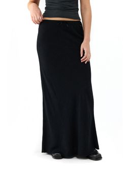 BDG by Urban Outfitters - Linen Maxi Skirt - Black