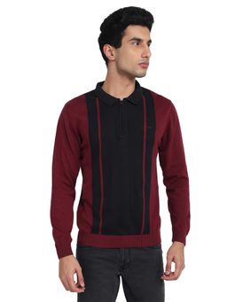 ColorPlus - Black Pure Cotton Full Sleeves Sweater