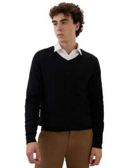 Raymond - Black Wool Blend Sleeveless Sweater