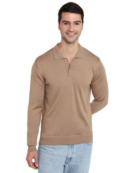 Raymond - Beige Wool Blend Sleeveless Sweater