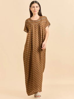 Sweet Dreams - Women Printed Night Dress