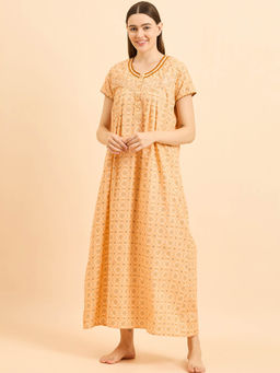 Sweet Dreams - Women Printed Night Dress
