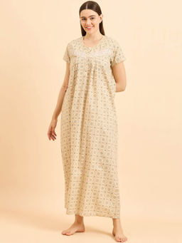Sweet Dreams - Women Printed Night Dress