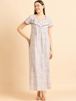 Sweet Dreams - Women Printed Night Dress