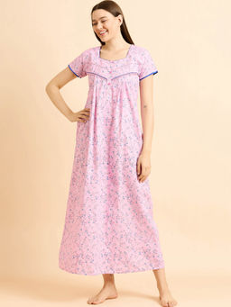 Sweet Dreams - Women Printed Night Dress