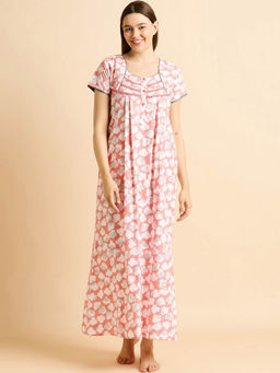 Sweet Dreams - Women Printed Night Dress