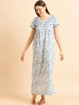 Sweet Dreams - Women Printed Night Dress