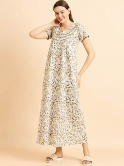 Sweet Dreams - Women Printed Night Dress