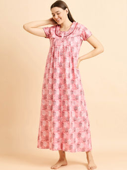 Sweet Dreams - Women Printed Night Dress