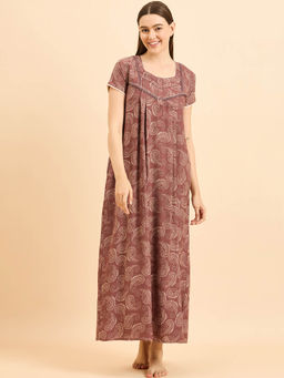 Sweet Dreams - Women Printed Night Dress