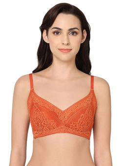 Wacoal - Lucy Padded Non-wired Medium Coverage Fashion Bra Orange