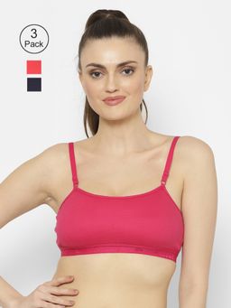 Floret - Wirefree Non-padded Sporty Bra - Multi-Color