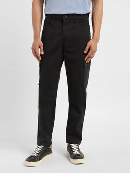 Levi's - Mens Black Loose Fit Cargo Trousers