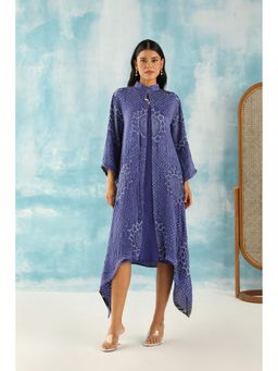 Twenty Nine - Gaji Silk Bandhani Print Midi Dress