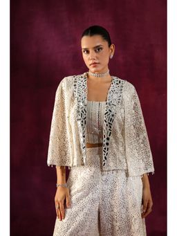Twenty Nine - Hand Embroidered Mirrorwork Cape