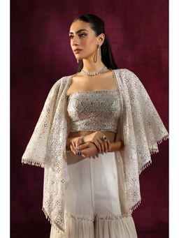 Twenty Nine - Silver Sequins & Mirrorwork Bandeau