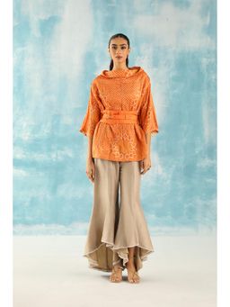 Twenty Nine - Silk Solid Tulip Style Gharara
