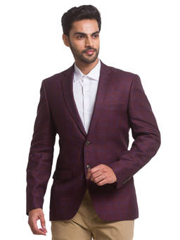ColorPlus - Dark Maroon Blazer