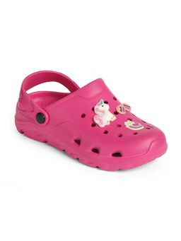 R&B - Girls Fuchsia Slip On Clogs
